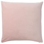 Kırlent kılıfı, uçuk pembe, 50x50 cm