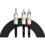 Kirlin 2mt. Y 3,5 mm TRS Plus 2xRCA Kablo