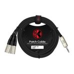 Kirlin Cable Y-370PBL 3MT BK Kablo 3.5 mm - 2 x XLR Erkek Jak 3 METRE