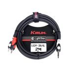 Kirlin Lgy364l2mbk 3,5 Mm Trs 2 X Rca Uç 2 Mt Kablo