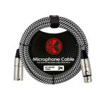 Kırlın MW-480-3M-BKB Profesyonel Mikrofon Kablosu (3 Metre) | 24AWG Hassas İletken XLR Dişi-Erkek Bağlantı ve Gürültüsüz