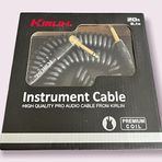 Kirlin Premium Coil Cable with gold-plated contacts 6m Black 20ft Premium Spiral Kablo Bobin Kablosu orjinal altın kaplama kontaklar
