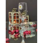 Kirlinova Papatya Kokteyl Kadehi 2 Li - (Kahve Yanı Su/Kokteyl Bardağı) 190 Ml