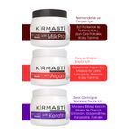 Kırmastı Profesyonel Saç Maskesi Milk Pro, Argan, Keratin 3'lü Set Avantaj Paketi Ekonomik Boy 3 x 500ml