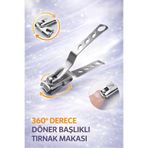 kırmed Döner Başlıklı Tırnak Makası 360° Derece Döner Paslanmaz Çelik Tırnak Makası