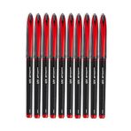 Kırmızı 10 Adet Uniball Air Mikro 0.5 mm Roller Pilot Kalem Uba-188-M Roller Uçlu Likit Mürekkep Jel Kalem