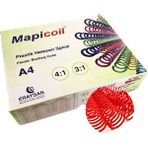 Kırmızı 16MM Plastik Helezon Spiral 100 Adet, Dayanıklı ve Çok Yönlü Kullanım - Seçenek 1 - Ahşap - Bej - Siyah