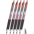 Kırmızı 5 Adet Uniball Signo 207 0.7 mm Roller Umn-207 Likit Mürekkepli Pilot Kalem Jel Kalem