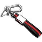 Kırmızı-Anahtarlık Volkswagen Için Deri + Tpu Araba Anahtar Kılıfı Kılıfı Vw Polo Tiguan Passat B5 B6 B7 Golf Eos Scirocco Jetta Mk6 Octavia Aksesuarları (Yurt Dışından) - 1