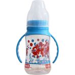 Kırmızı Balıklı Mavi Kulplu 150 ml Bebek Biberonu, Sağlıklı ve Güvenli Kullanım - Ahşap - Ceviz