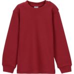 Kırmızı Basic Kız Bebek Çıtçıtlı Yaka Kışlık Uzun Kollu Tişört - 12 - 18 Ay