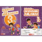 Kırmızı Beyaz 3. Sınıf Sınavda Yol Arkadaşım+Okuduğunu Anlamak (2 Kitap)
