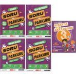 Kırmızı Beyaz 3. Sınıf Soru Parkuru+Sınavda Yol Arkadaşım (5 Kitap)