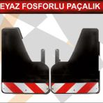 Kırmızı-Beyaz Fosforlu Paçalık Çamurluk Tozluk