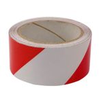 Kırmızı - Beyaz Reflektif Bant, Reflektif Şerit 5 cm x 10 m