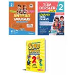 Kırmızı Beyaz Tudem 2. Sınıf Tüm Dersler Soru Bankası Seti 3 Kitap