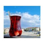 kırmızı çay bardağı şeklinde jel mum, şık ve dekoratif ev aksesuarı - 1 Parça