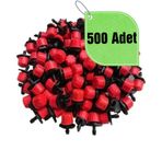 Kırmızı Debi Ayarlı Damlatıcı 0-70 Lt/h 500 Adet