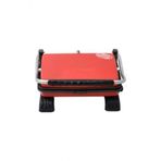 Kırmızı Dökümix Tost Makinesi Kaplamasız Demir Döküm 1800W