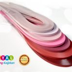 Kırmızı Dünya Serisi Hayal Quilling Kağıtları 7RENK