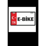 KIRMIZI E-BİKE PLAKALIK