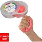 Kırmızı El Egzersiz Hamuru, Güç ve Esneklik Için Ideal, Kullanışlı ve Dayanıklı Ürün - Açık Gri