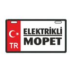 KIRMIZI ELEKTRİKLİ MOPET E-BİKE PLAKALIK