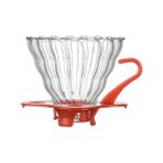 Kırmızı Filtre Kahve Filtre Seti V60 Cam Kahve Damlatıcı 1-2 Fincan Kahve Paylaşımı Pot Demlemek Kahve Filtresi Huni Yeniden Kullanılabilir Kahve Sürahisi Kahve Makinesi (Yurt Dışından) - Renkli - Coffee Pots