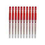 Kırmızı İmza Kalemi 10 Adet Uniball Signo Broad 1.0 Mm Roller Pilot Kalem Um-153 Roller Uçlu Likit Mürekkepli Kalem