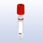Kırmızı Kapaklı Tek Kullanımlık Vakumlu Kan Alma Tüpü, Laboratuvar Test Toplama Tüpü, 10 ml
