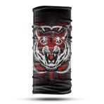 Kırmızı Kaplan Desenli Bandana Boyunluk, Çok Amaçlı Boyunluk, Bandana, Esnek Yüz Maskesi, Spor Outdoor, Kafa Bandı, Erkek Bandana, Kadın Bandana… Outdoor