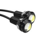 Kırmızı Kartal Gözü Led 12V 2 Adet - Gündüz Farı