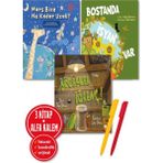 Kırmızı Kedi Yayınevi Alfa Kalem+Böcekler Iğrenç!+Mars Bize Ne Kadar Uzak?+Bostanda Isyan Var(Tolga Öztorun) 3 Kitap
