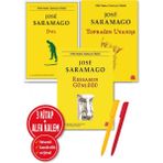 Kırmızı Kedi Yayınevi Alfa Kalem+Dul+Ressamın Günlüğü+Toprağın Uyanışı(Jose Saramago) 3 Kitap / Roman Öykü