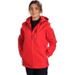 Kırmızı Kışlık Softshell Mont - Iş Montu ve Elbisesi 3 Cepli ve Iç Cepli Içi Polarlı - XL