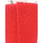Kırmızı Kıvırcık Paspas Su Emici Kapı Önü Paspas Kaymaz Taban 14 mm Kıvırcık Yolluk - 10 x 70 cm