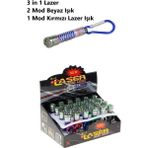 Kırmızı Lazer ve Fener 3 In 1 Laser Kedi Oyuncağı Kediniz Için Eğlenceli Aktivite Anahtarlık Askılı