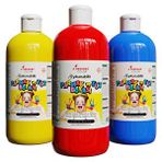 Kırmızı-Mavi-Sarı Parmak Boyası 3'lü Set 3x500gr
