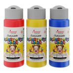 Kırmızı-Mavi-Sarı Parmak Boyası 3'lü Set 3x60ml