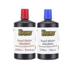 Kırmızı Mavi Yazı Tahta Kalem Mürekkebi 250ml 1 Adet Brons Tahta Kalemi Mürekkebi Kolay Silinebilir 250gr Okul Sınıf