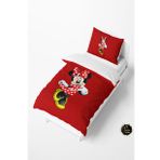 Kırmızı Mickey Mouse Desenli Bebek ve Çocuk Nevresim Takımı TLAN-052