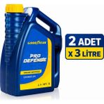 Kırmızı Organik Antifriz -56°c 3 Lt - Goodyear (2 Adet) - 1 Adet
