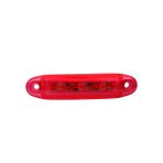 Kırmızı Parmak Led Dorse Lamba 3 Ledli 9Cm 12-24V