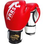 Kırmızı Pars Force Boks Eldiveni 10 oz Suni Deri ile Antrenman ve Müsabakalara Uygun