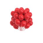 Kırmızı Pastel Balon 70 Adet + 5 mt balon zinciri