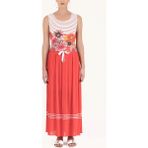Kırmızı Piliseli şifon etek 80576 | 40