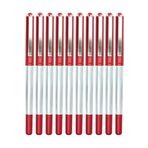 Kırmızı Pilot Kalem 10 Adet Uniball Eye Mikro 0.5 Mm Roller Pilot Kalem Ub-150 Roller Uçlu Likit Mürekkepli Pilot Kalem