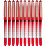 Kırmızı Pilot Kalem 10 Adet Uniball Eye Needle 0.5 Mm İğne Uçlu Pilot Kalem Ub-185 S İğne Uçlu Likit Mürekkep Jel Kalem