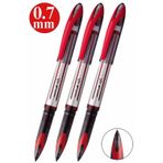 Kırmızı Pilot Kalem 3 Adet Uniball Air 0.7 mm Roller Pilot Kalem Uba-188-L Broad Roller Uçlu Likit Mürekkepli Kalem