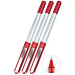 Kırmızı Pilot Kalem 3 Adet Uniball Eye Mikro 0.5 Mm Roller Pilot Kalem Ub-150 Roller Uçlu Likit Mürekkepli Pilot Kalem